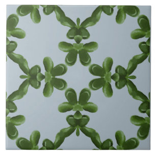 Jade Lattice in Clear Water Tile