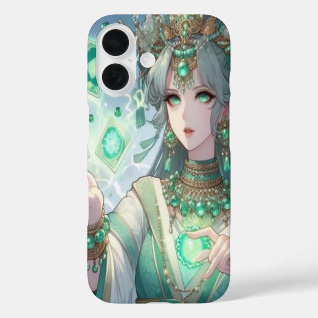 Jade Tarot Caster iPhone Case (Back)