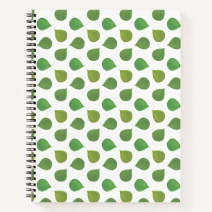 Jade Tree Green Leaves Notebook