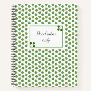 Jade Tree Green Leaves Notebook