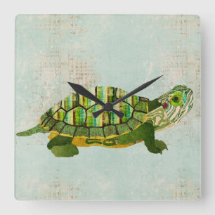 Jade Turtle Clock