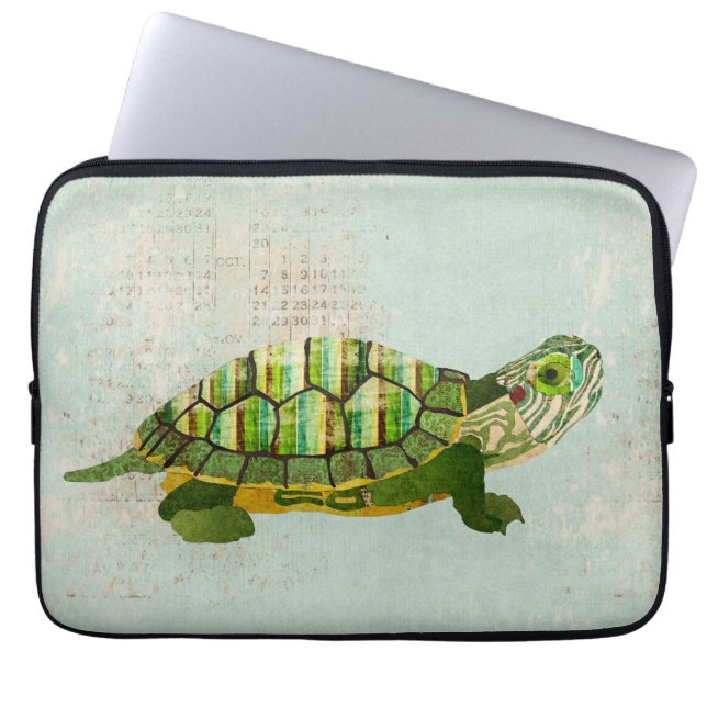 Jade Turtle Computer Sleeve (Front)