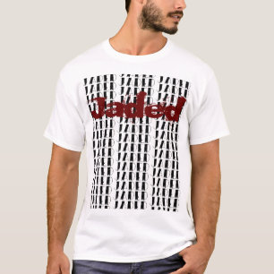 JADED sur un T-Shirt en Coton Blanc pour Femmes ou