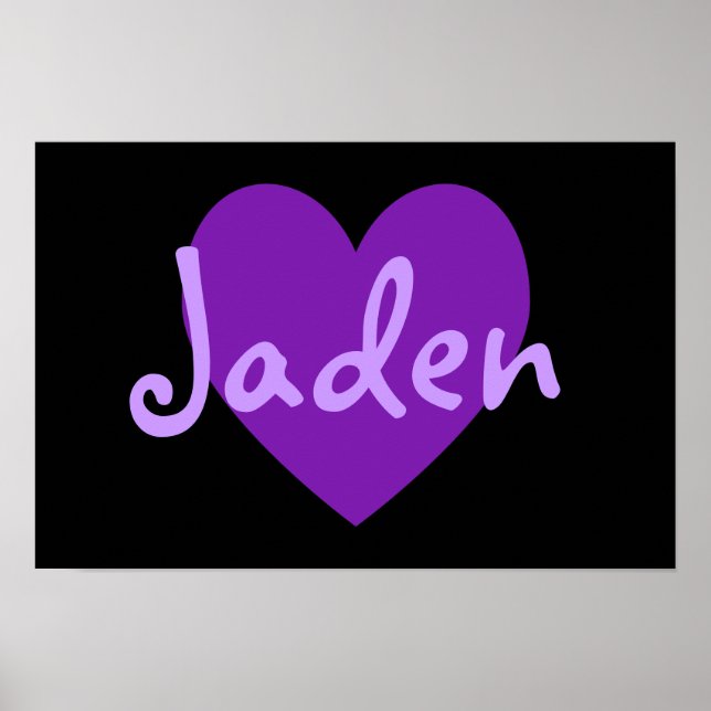 Jaden in Purple Poster (Front)