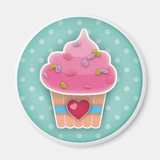 J'adore Cupcakes Magnet (Devant)