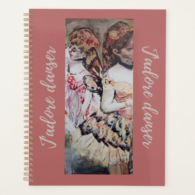 J'adore danser planner (Front)