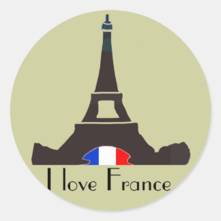 J'adore France Sticker