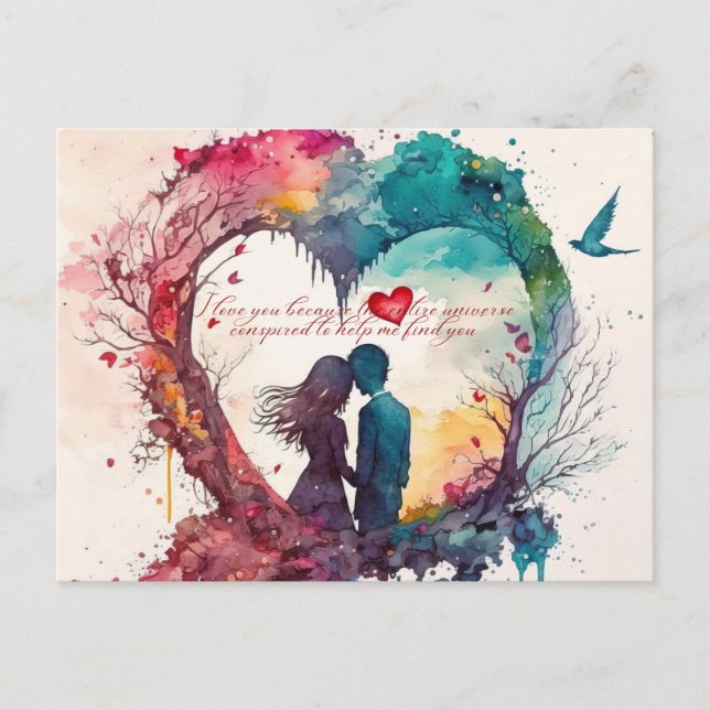 J'adore la carte cadeau Art valentine (Devant)