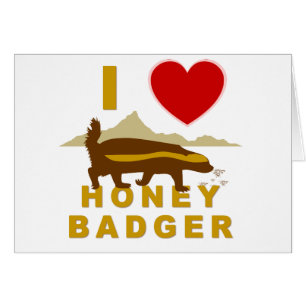 J'ADORE LE BADGER DE HONEY