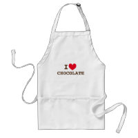J'adore le chocolat. Tablier mignon pour chocolati
