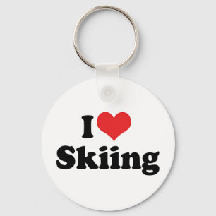 J'adore le porte-clés de ski