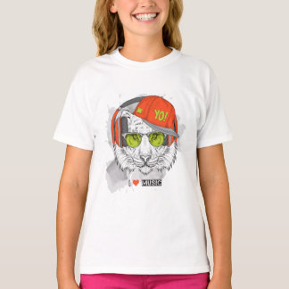 J'adore le T-shirt Lion de musique