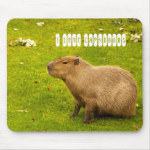 J'adore le Tapis de souris Capybaras