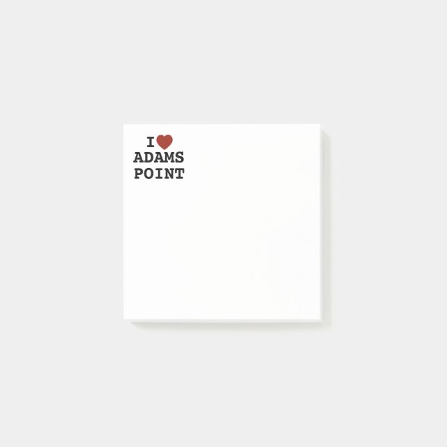 J'adore les Post-It Adams Point (Devant)
