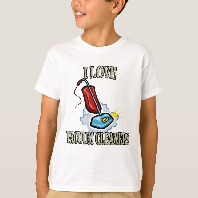 J'adore les t-shirts des aspirateurs (Devant)