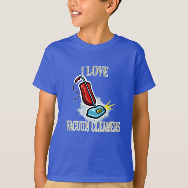 J'adore les t-shirts des aspirateurs (Devant)