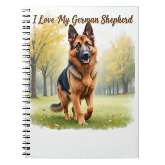 J'adore mon cahier Berger Allemand