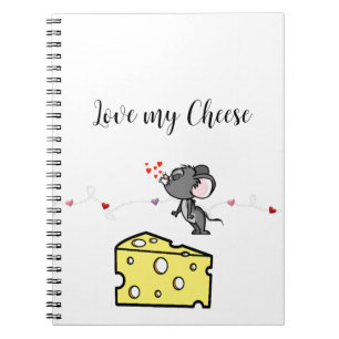 J'adore mon cahier Cheese Mouse