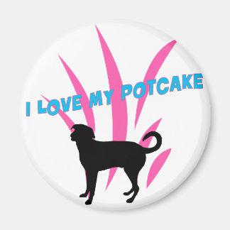 J'adore My Potcake frigo aimant