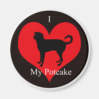 J'adore My Potcake frigo aimant