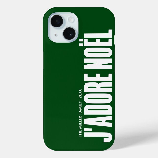 J'adore Noël! Case-Mate iPhone Case (Back)