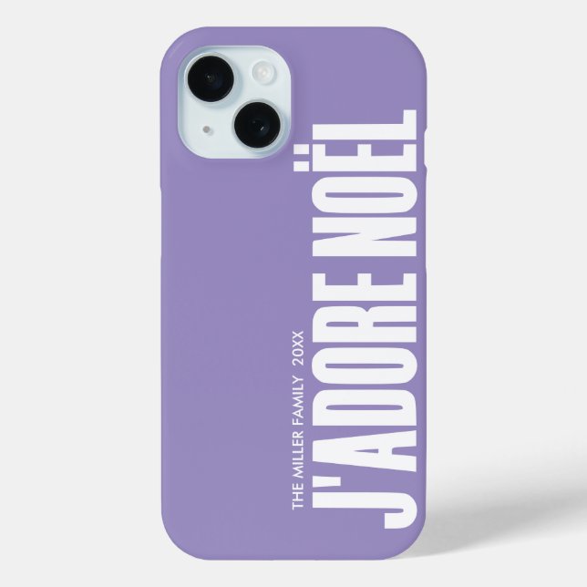 J'adore Noël! Case-Mate iPhone Case (Back)