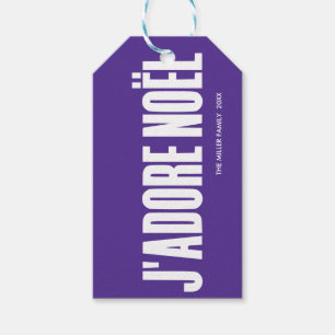 J'adore Noël! Gift Tags