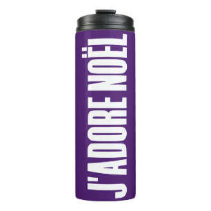 J'adore Noël! Thermal Tumbler