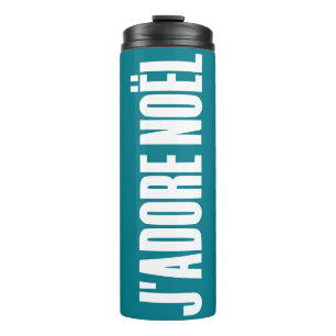 J'adore Noël! Thermal Tumbler