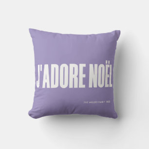 J'adore Noël! Throw Pillow