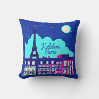 J'adore Paris - Fantasy Paris Under a Full Moon  