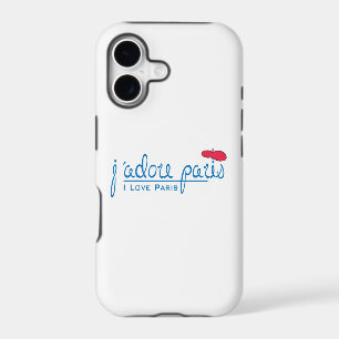 j'adore Paris (I love Paris) with red beret