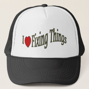 J'adore réparer les choses casquette
