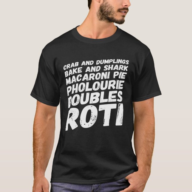 J'adore t-shirt Trinidad and Tobago Food (Devant)