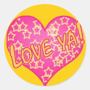 J'adore Ya ! Bright Heart Sticker