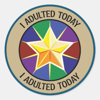 J'Adulte Aujourd'Hui Sticker