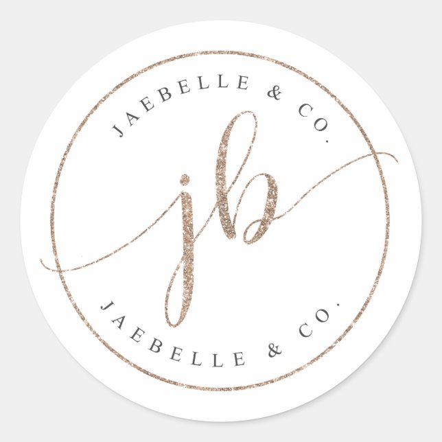 JaeBelle & Co Classic Round Sticker (Front)