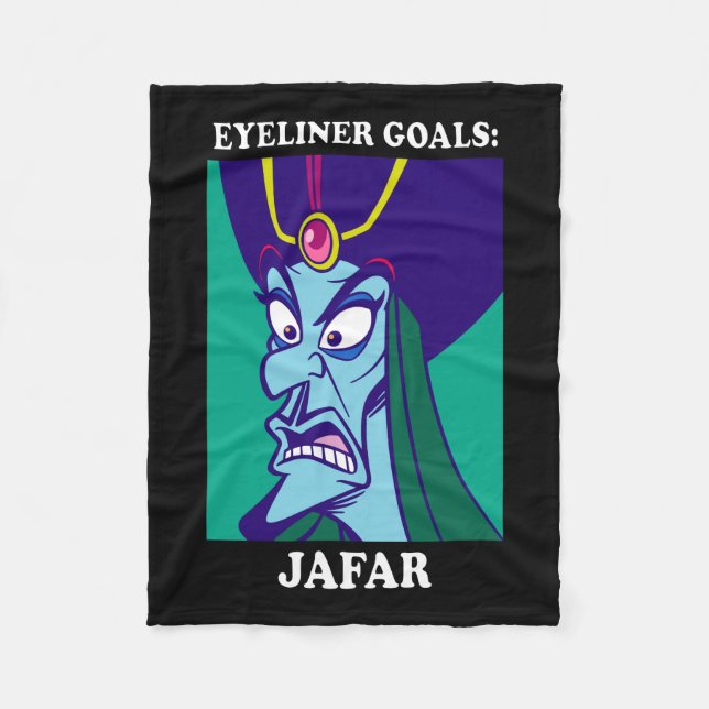 Jafar | Eyeliner Goals Fleece Blanket (Front)
