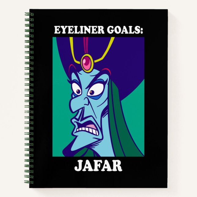 Jafar | Eyeliner Goals Notebook (Front)