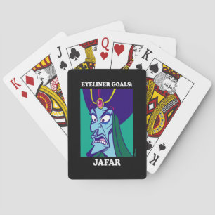 Jafar Eyeliner Goals Playing Cards