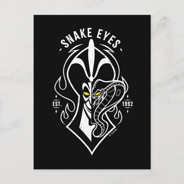 Jafar | Snake Eyes Postcard (Front)