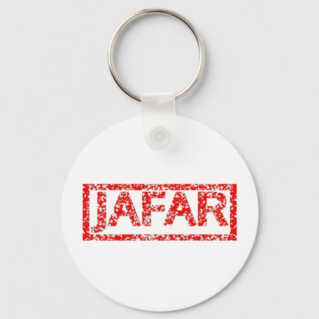 Jafar Stamp Keychain (Front)
