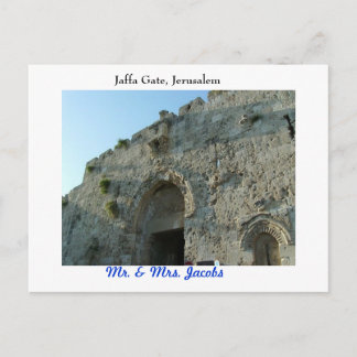 Jaffa Gate, Jerusalem Postcard