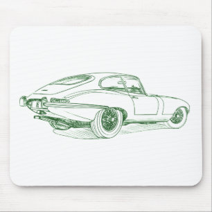 Jag E type Mouse Pad