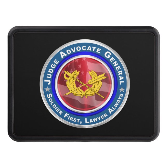JAG Judge Advocate General Corps Trailer Hitch Cover (Front)