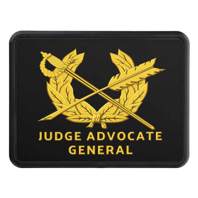 JAG Judge Advocate General Corps Trailer Hitch Cover (Front)