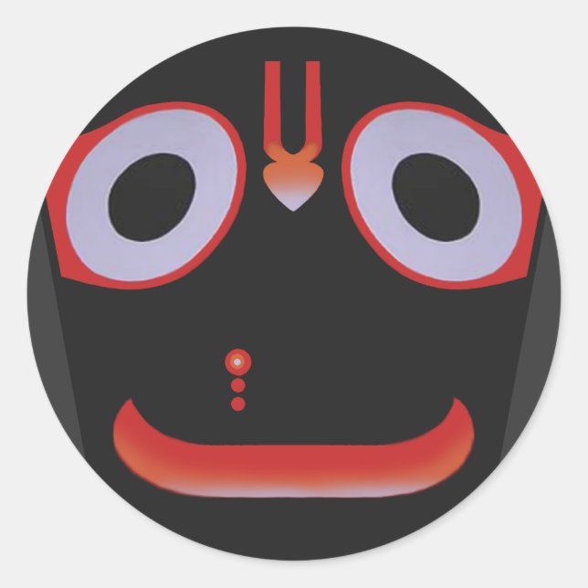 Jagannatha Classic Round Sticker (Front)