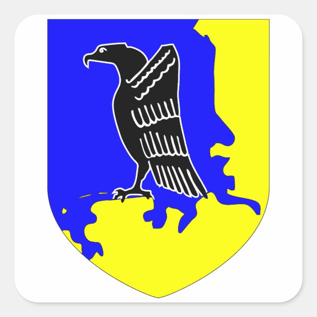 Jagdgeschwader 1 (JG 1) Oesau Stab I Insignia Square Sticker (Front)