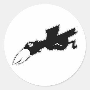 Jagdgeschwader 26 4. Staffel Classic Round Sticker