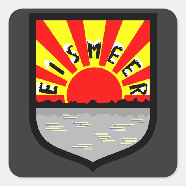 Jagdgeschwader 5 (JG 5) Gruppe I Emblem - Eismeer Square Sticker (Front)